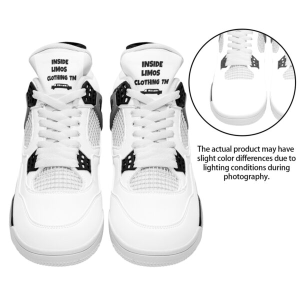 INSIDE LIMOS CLOTHING  TM  HI TOP SNEAKERS 21 D ( MISPRINTS ) 0 REDUCED TO 5