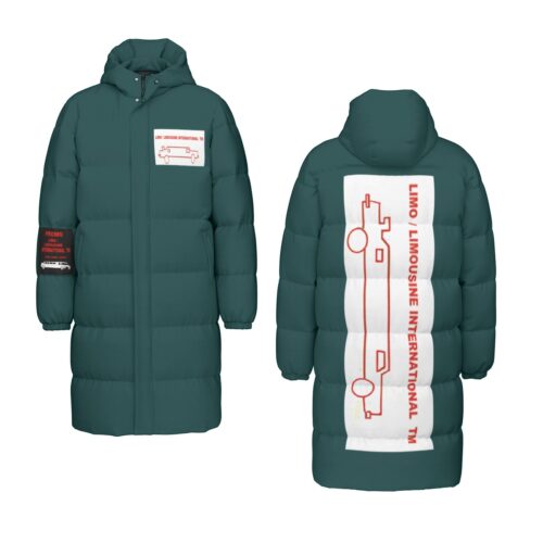 DARK TEAL GREEN /RED LIMO L # 610