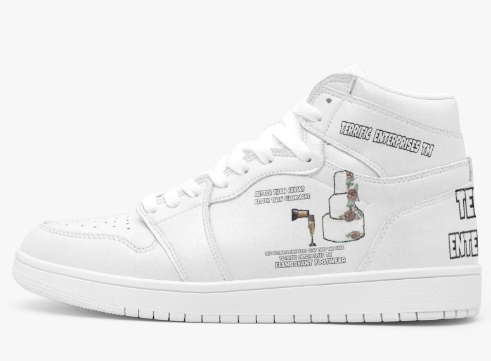 TERRIFIC ENTERPRISES TM -HI- TOP SNEAKERS-1971-A