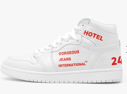 GORGEOUS JEANS INTERNATIONAL TM-HI TOP-247- SNEAKERS-901B