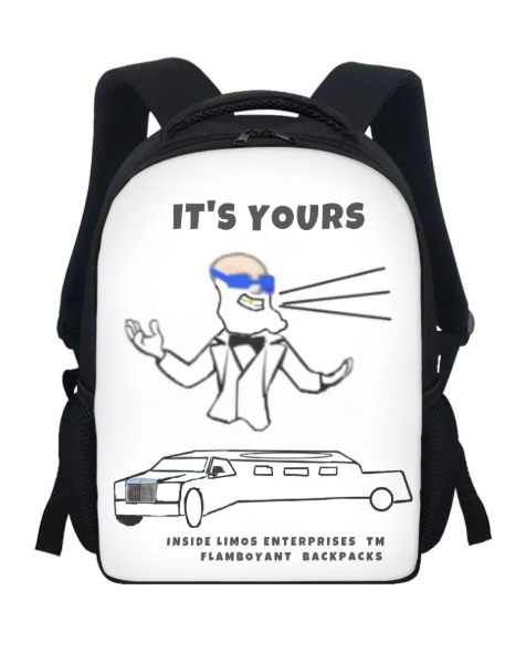 INSIDE LIMOS ENTERPRISES TM BACKPAC6K- IT-2026-LARGE SIZE-5A