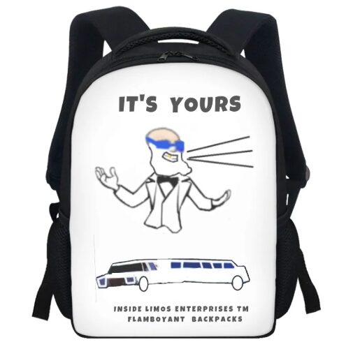 INSIDE LIMOS ENTERPRISES TM BACKPACK -IT-2026- 17x11-LARGE SIZE-5D