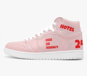GORGEOUS JEANS INTERNATIONAL TM- 24/7-HI- TOP SNEAKERS- #150