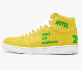 GORGEOUS JEANS INTERNATIONAL TM -24/7-HI- TOP SNEAKERS#119