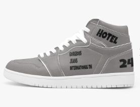 GORGEOUS JEANS INTERNATIONAL TM- 24/7- HI- TOP SNEAKERS - #142