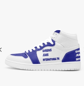 GORGEOUS JEANS INTERNATIONAL TM -HI TOP SNEAKERS # 29 H