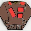 LIMO /LIMOUSINE INTERNATIONAL TM-LEATHER SWEAT SHIRT -BROWN/RED #LS24A